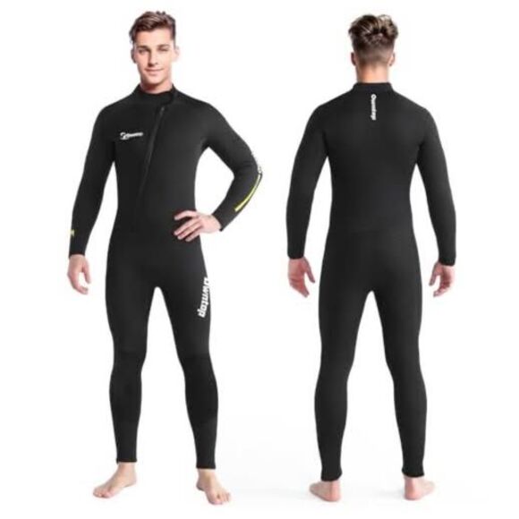 Owntop Men 5mm Neoprene Wetsuits - Long Sleeve Stretch Diving Skin Small/Medium - Picture 1 of 9